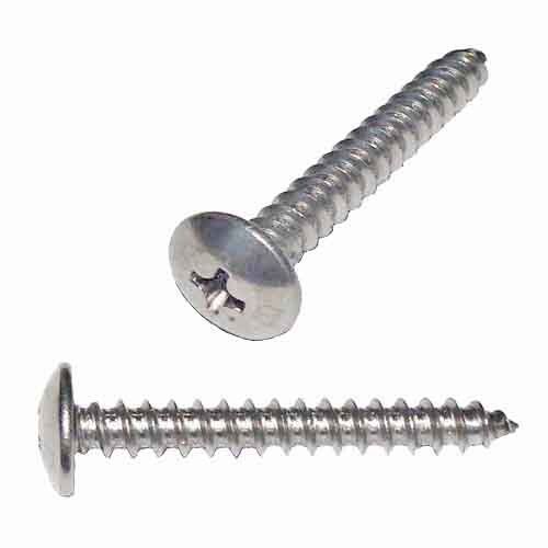 TPTS81S #8 X 1" Truss Head, Phillips, Tapping Screw, Type A, 18-8 Stainless
